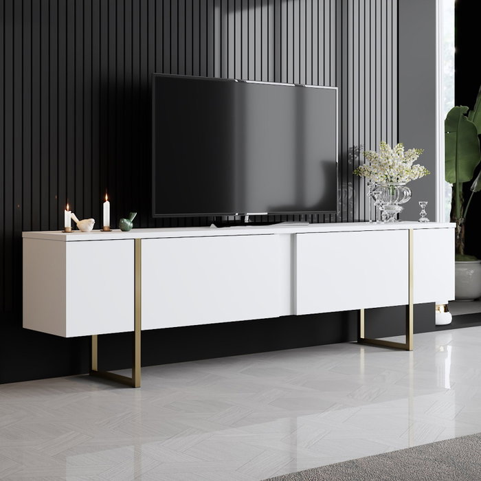 Hanah Home Luxe Set - Blanco y Dorado